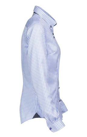 Koszula fioletowa mucha 41 ladies marki FROST, niebieski/biały