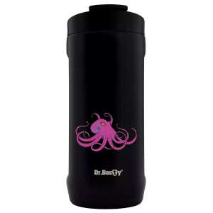 Thermal mug 2-in-1 Dr.Bacty Notus Marine - black.