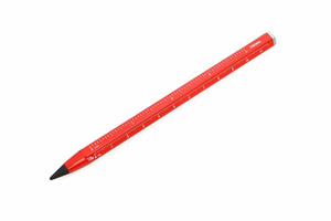 multifunctional pencil TROIKA construction endless - red.