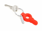 keychain TROIKA haribo schnuller - red