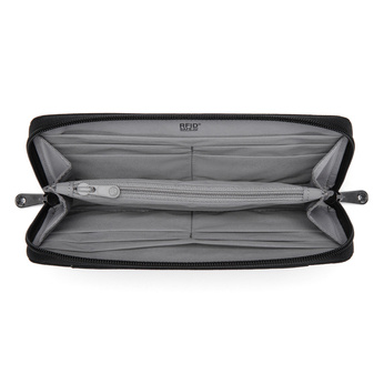 Pacsafe recyceltes RFIDsafe-reiseportemonnaie mit diebstahlschutz - schwarz