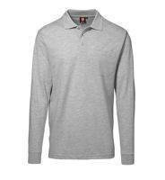 PRO wear polo shirt pocket Grey melange