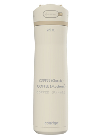 Butelka termiczna na wodę Contigo Ashland 2.0 Chill 720 ml - Oatmilk - Z Twoim grawerem