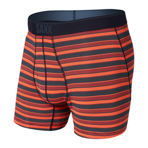 Herren-Trekking- / Sport-Boxershorts mit Reißverschluss SAXX QUEST Boxer Brief Fly, Sonnenstreifen.