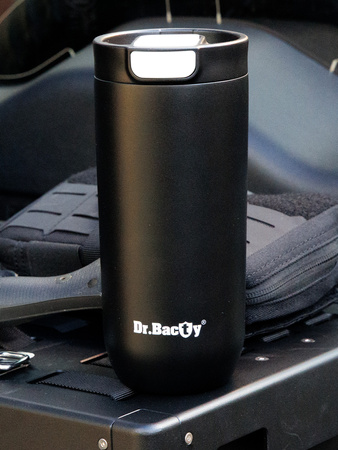Dr.Bacty Atlas thermal coffee mug - 540ml - Black Matt