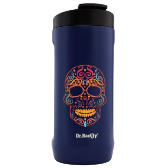 Drink for drinks Dr. Bacty Notus Colorful skull - navy blue
