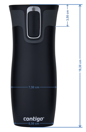 Contigo West Loop 2.0 470ml Thermalbecher - Blaue Matte - I love You