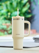 Kubek termiczny ze słomką Contigo Streeterville Tumbler 880 ml - Oatmilk