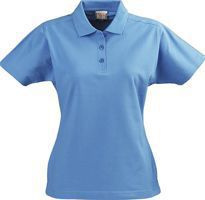 Surf Lady Polo women's polo shirt by Printer - Blue.