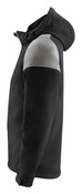 Softshell z odpinanym kapturem Prime Softshell marki Printer - Czarno - szary
