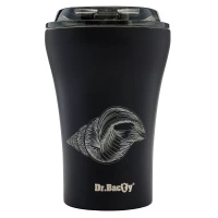 Keramikbecher mit Deckel Dr. Bacty Apollo - Schwarz
