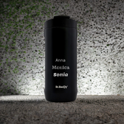 Dr.Bacty Notus 360 ml thermal mug with engraving - black