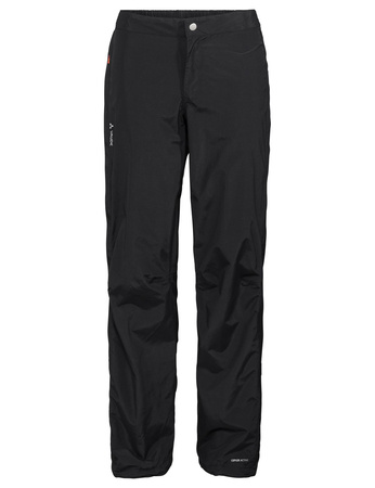 Damen Regenfischhose Vaude Yaras Regen Zip III - Schwarz