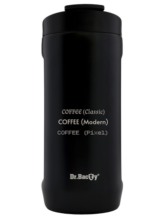 Dr.Bacty Notus 360 ml thermal mug with engraving - black