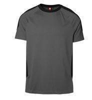 PRO wear T-shirt contrast Silver grey