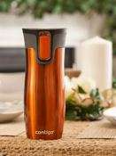 Thermobecher mit gravur Contigo West Loop 2.0 - Orange