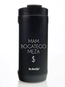 Thermal mug 2-in-1 Dr.Bacty Notus Rich Husband's Wife - black.