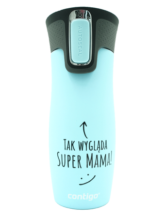 Thermobecher Contigo West Loop Great Mom 470 ml - Blue