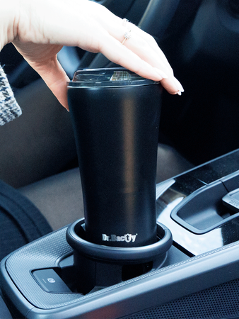 Dr.Bacty Apollo 2.0 thermischer Kaffeebecher - 360 ml - Schwarz Matt