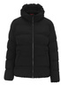 Gefütterte Damenjacke mit Kapuze Dundas Jacket Woman D.A.D - Schwarz