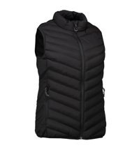 Women's Stretch Black Vest from ID, Black