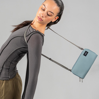 Schnittfester Portemonnaieriemen Grau