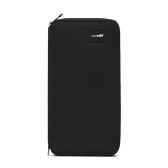 Große Damen-Geldbörse RFID Pacsafe – Schwarz