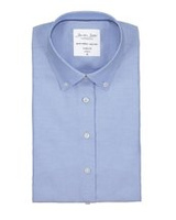OxfordLadies moderne fit hellblaue Marke ID, blau