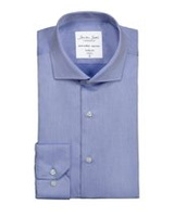 Feiner twillighülse moderne fit hellblau durch id, blau