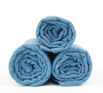 Quick-drying double-sided Dr.Bacty travel towel - navy blue - l 60x130.