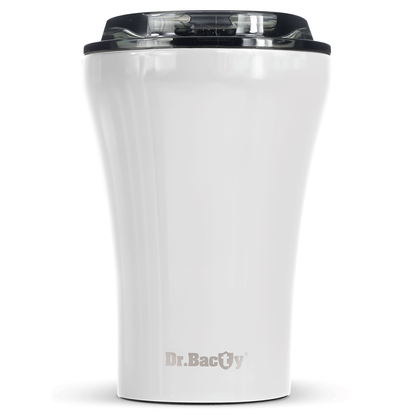Dr.Bacty Apollo - Kubek termiczny do kawy - 227 ml - biały