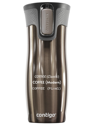 Thermobecher mit gravur Contigo West Loop 2.0 - Latte