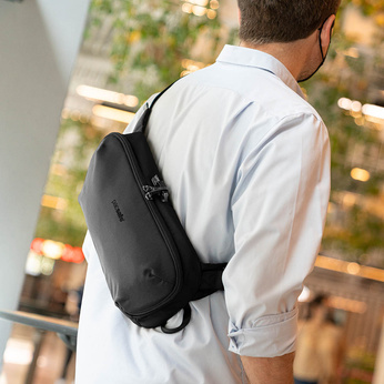 Pacsafe metrosafe x anti-diebstahl urban sling - schwarz