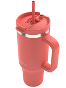 Thermalbecher mit Strohhalm Contigo Streeterville Tumbler 1200 ml - Coral