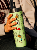 Kubek termiczny ze słomką Contigo Luxe Tumbler 720ml - Summer  - Cucumber