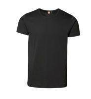 T-Shirt Rib 1x1 Brand ID, schwarz