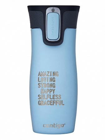 Contigo West Loop 2.0 470ml Thermalbecher - Blaue Matte - Mother