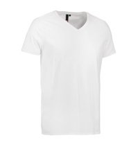 Core V -Neck Tee White brand ID - White