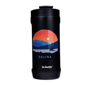 Dr.Bacty thermal coffee mug SOLINA - Black