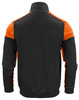 Unzippable Prime Sweatvest hoodie by Printer brand - Black - Orange.