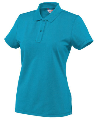 Koszulka polo damska Parkes Lady D.A.D - Turkusowy