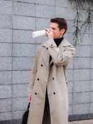 Thermal mug Contigo West Loop 3.0 with custom inscription- engraved - White Matte