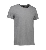 Core O -Neck Tee Grey Melange Brand ID - Grau