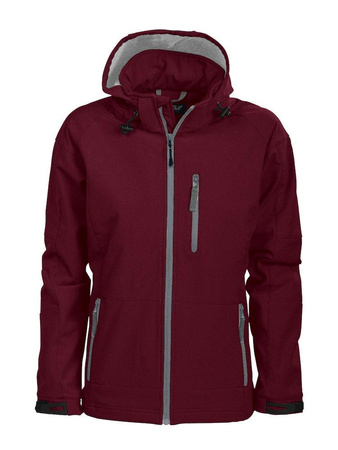 Softshell damski Grizzly Tulsa Lady D.A.D - Bordowy