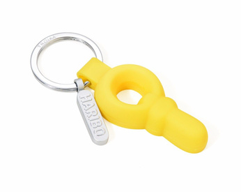 keychain TROIKA haribo schnuller - yellow.