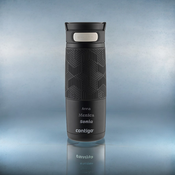 Thermal mug Contigo Transit (Metra) with custom inscription- engraved - Balck