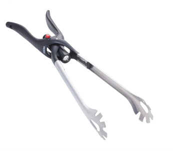 TROIKA bbq grill tongs + light