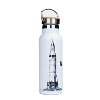 Dr.Bacty Iris Stahl Thermoflasche - weiß - NASA