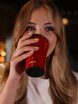 Dr.Bacty Apollo keramikbeschichteter Kaffeebecher 227 ml - rot