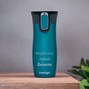 Thermobecher mit gravur  Contigo West Loop 2.0 470ml - Türkis